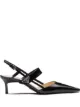 Image 1 of Prada patent leather slingbacks