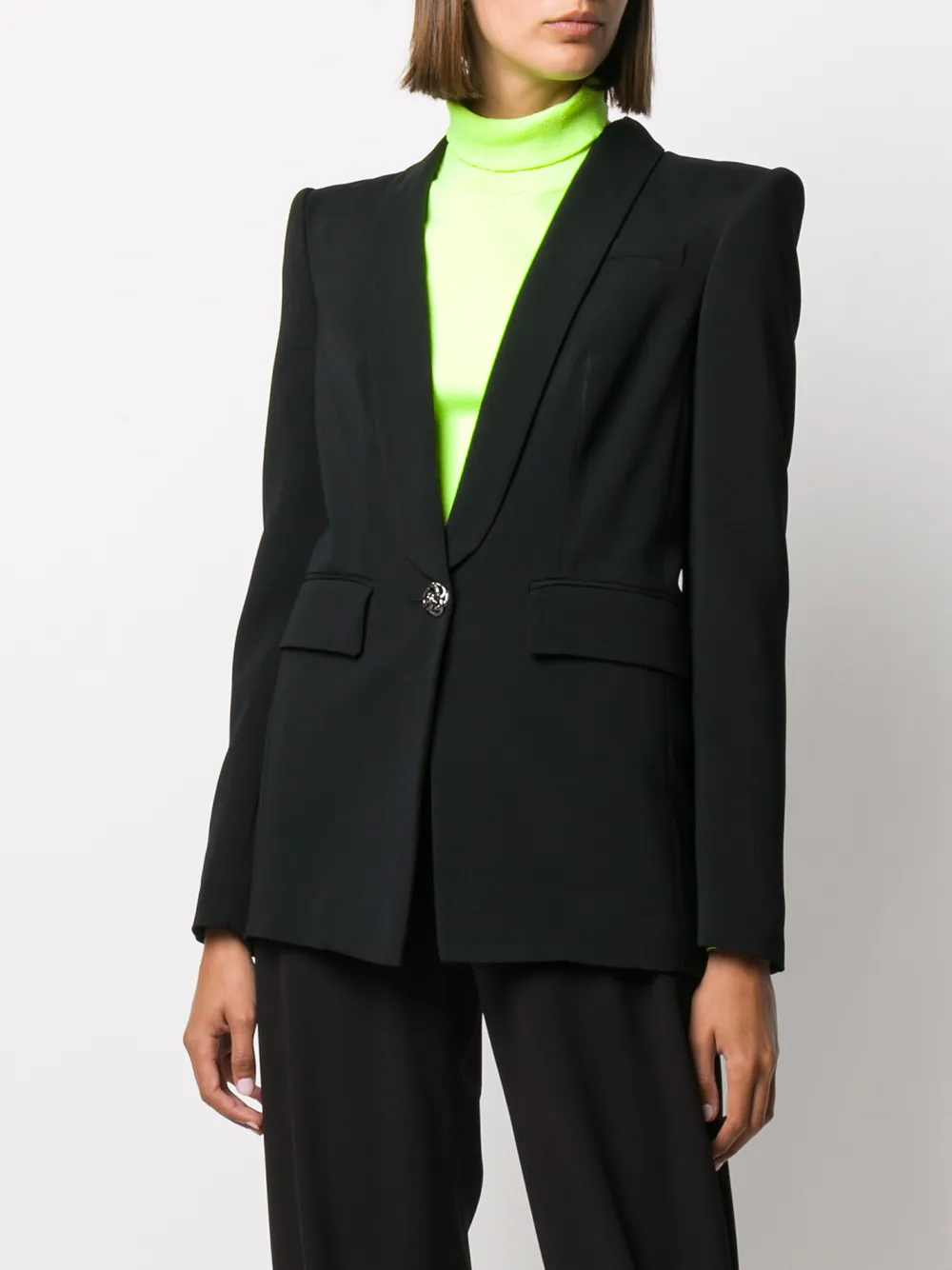 Philipp Plein One-button Blazer In Black