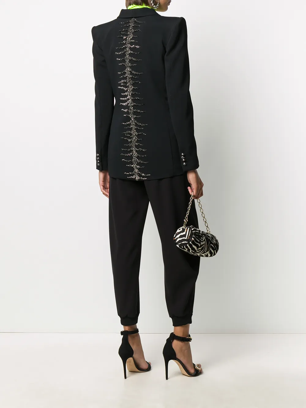 Philipp Plein One-button Blazer In Black