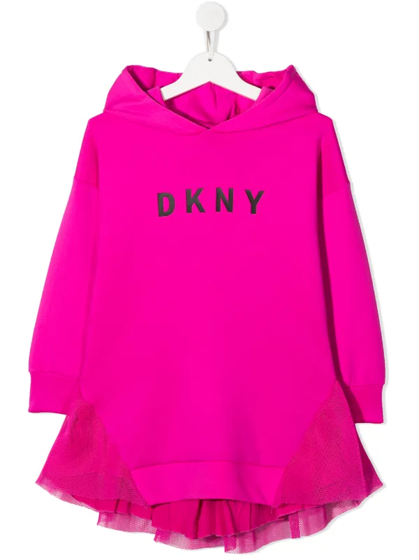 dkny hooded dress