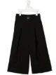 Image 1 of Dkny Kids pleated wide-leg trousers