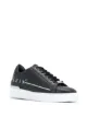Image 2 of Philipp Plein logo print low-top sneakers