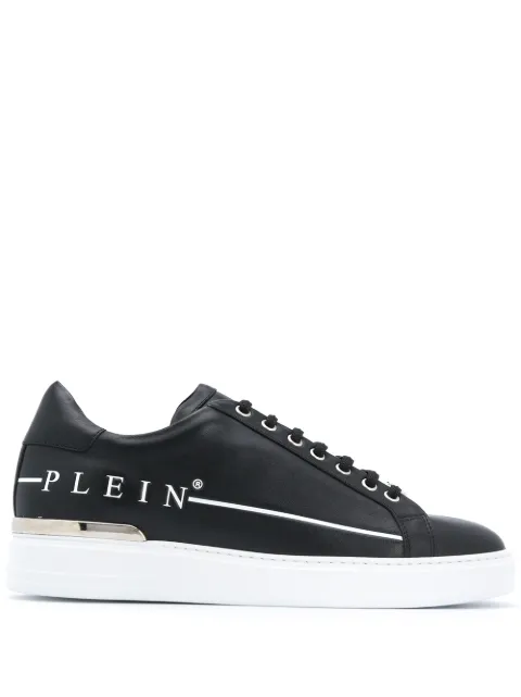 Philipp Plein logo print low-top sneakers