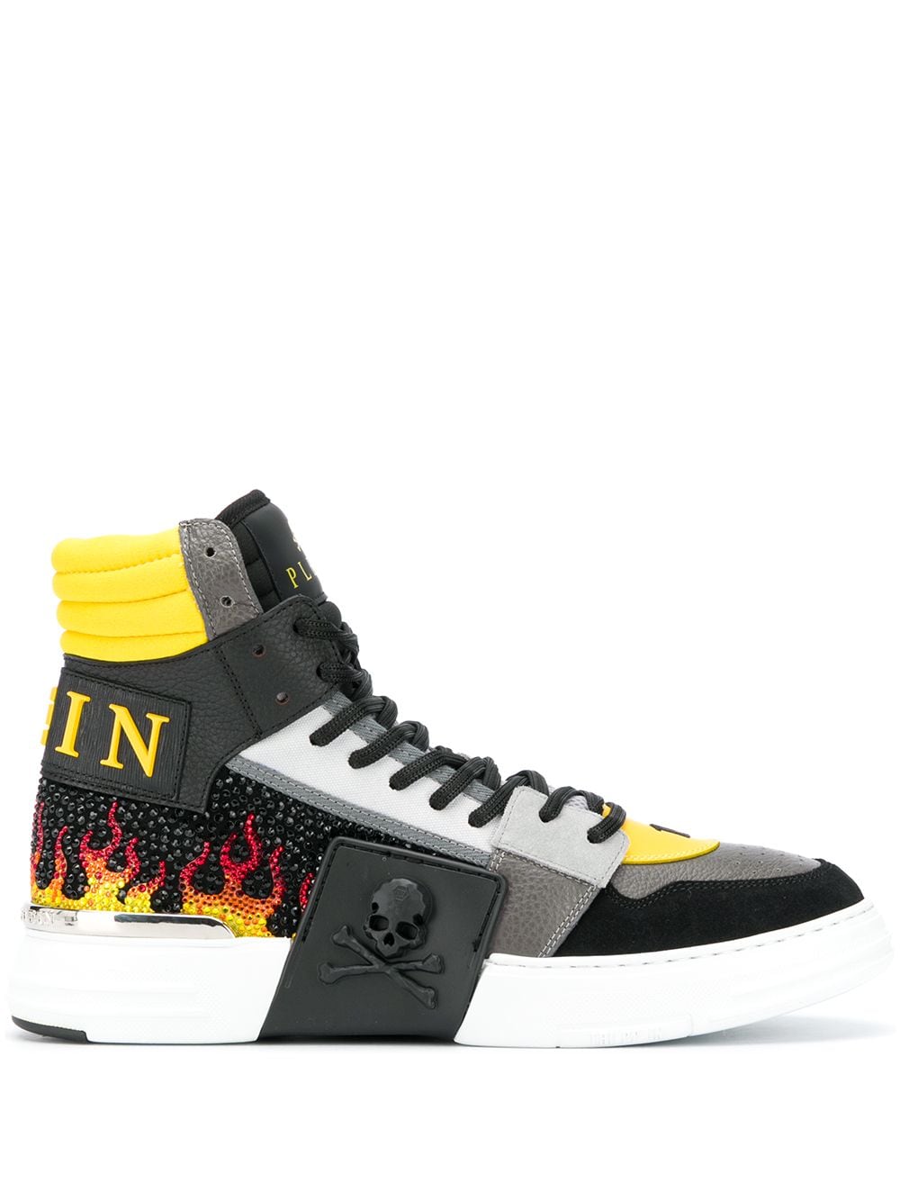 фото Philipp plein высокие кроссовки phantom kick$