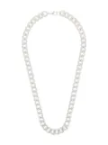 Susan Caplan Vintage 1990s curb chain necklace - Silver