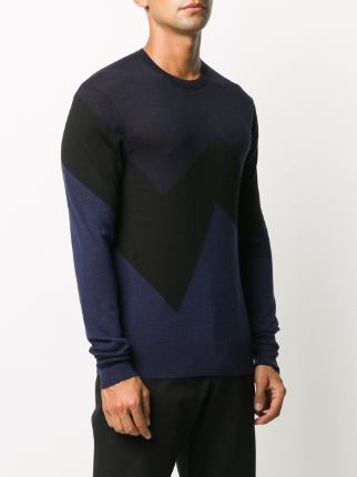 intarsia knit jumper展示图