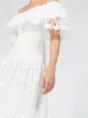Self-Portrait lace tiered dress