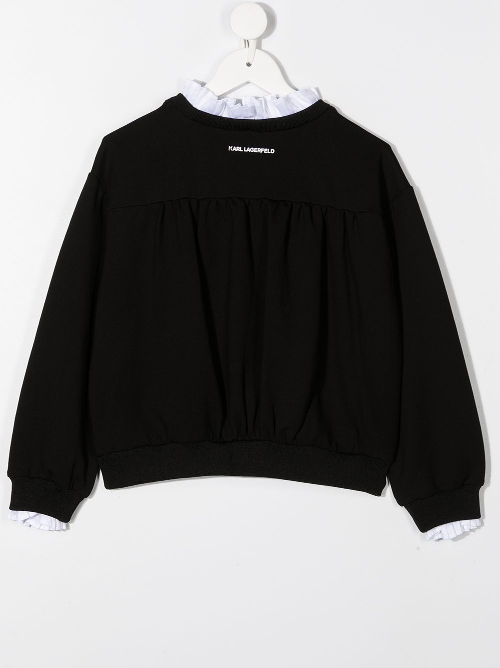 Karl Lagerfeld Kids Gelaagde sweater - Zwart