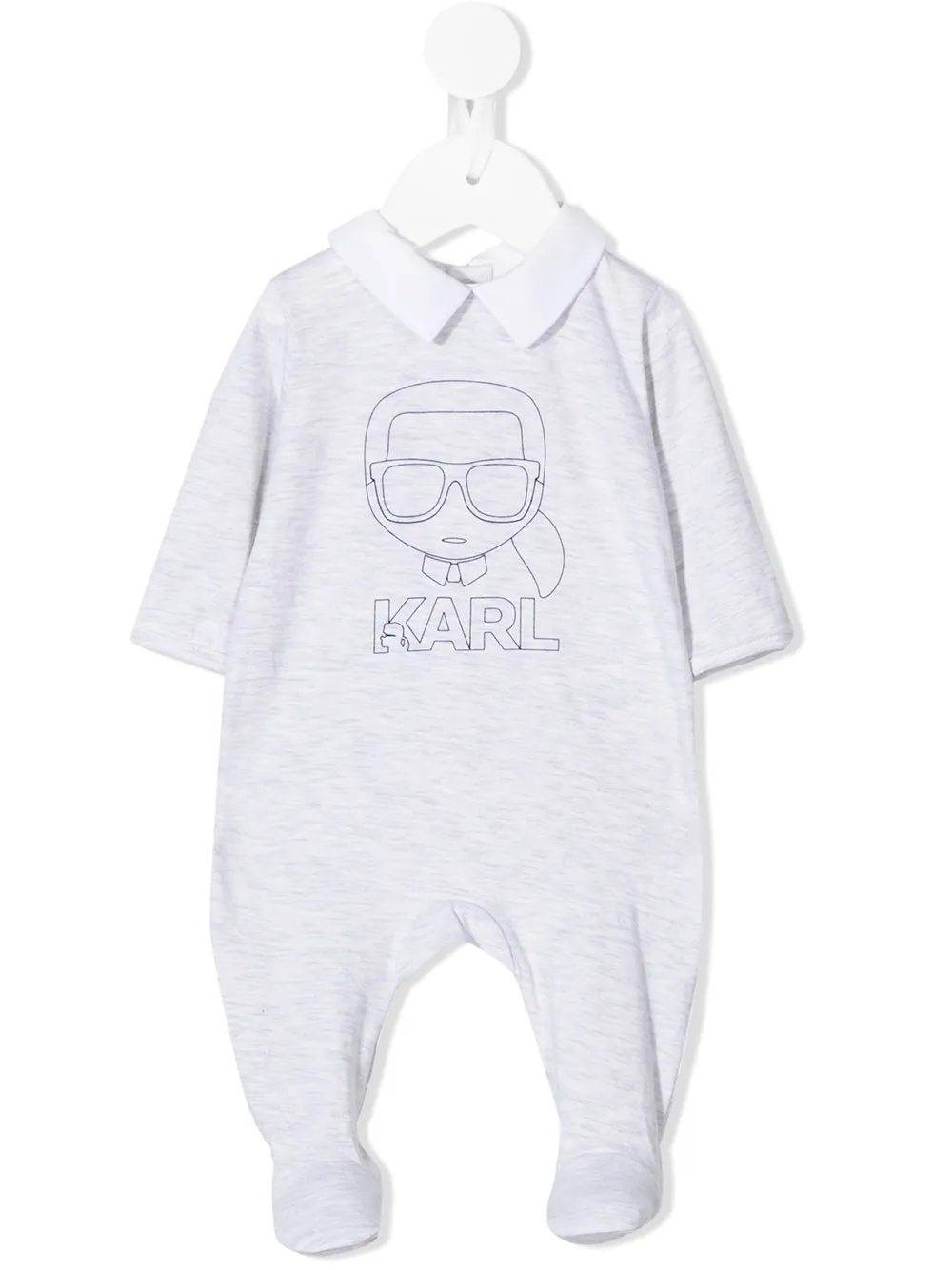 Karl Lagerfeld Kids ромпер с логотипом