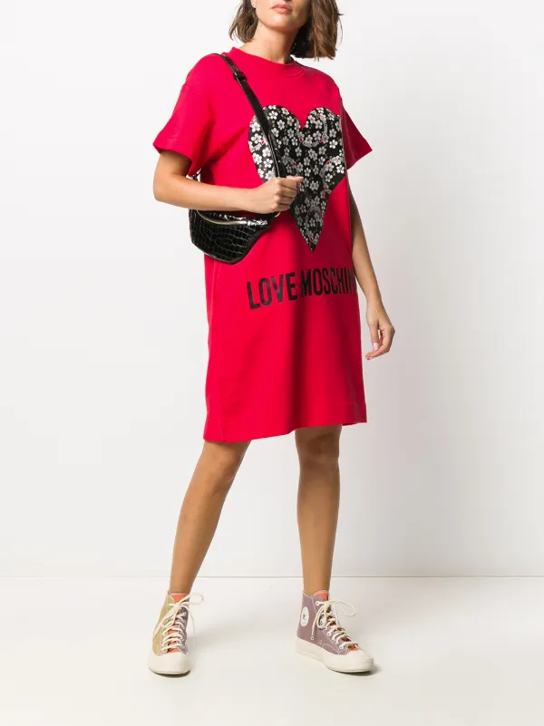 love t shirt dress