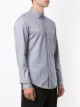 BOSS pointed collar cotton shirt