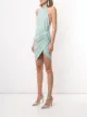 Alexandre Vauthier draped crystal mini dress