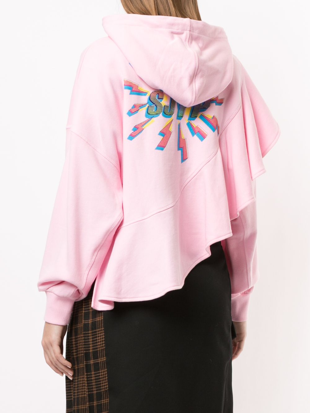 фото Sjyp ruffled back hoodie