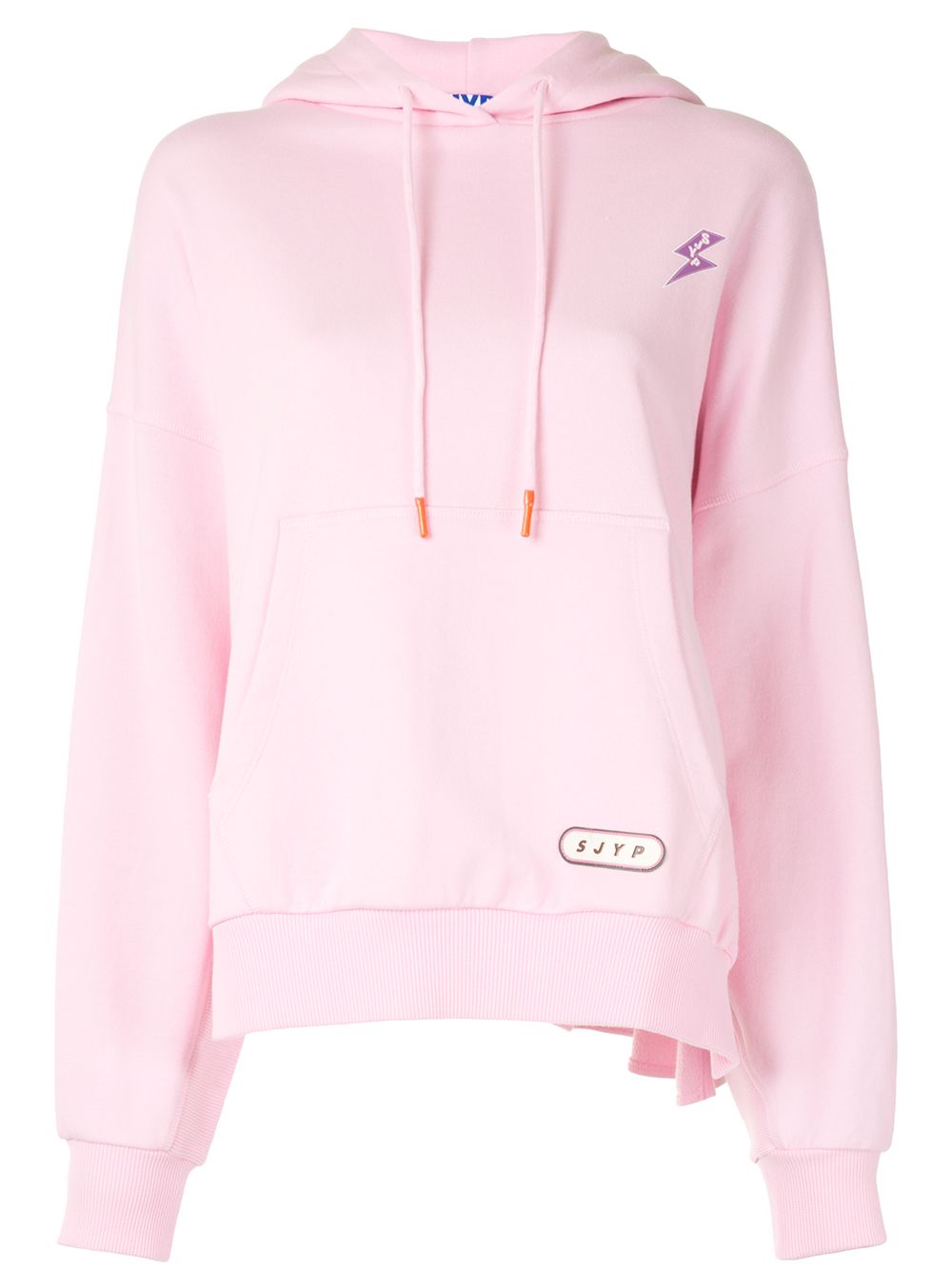 фото Sjyp ruffled back hoodie