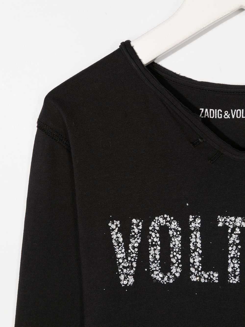 фото Zadig & voltaire kids футболка с логотипом