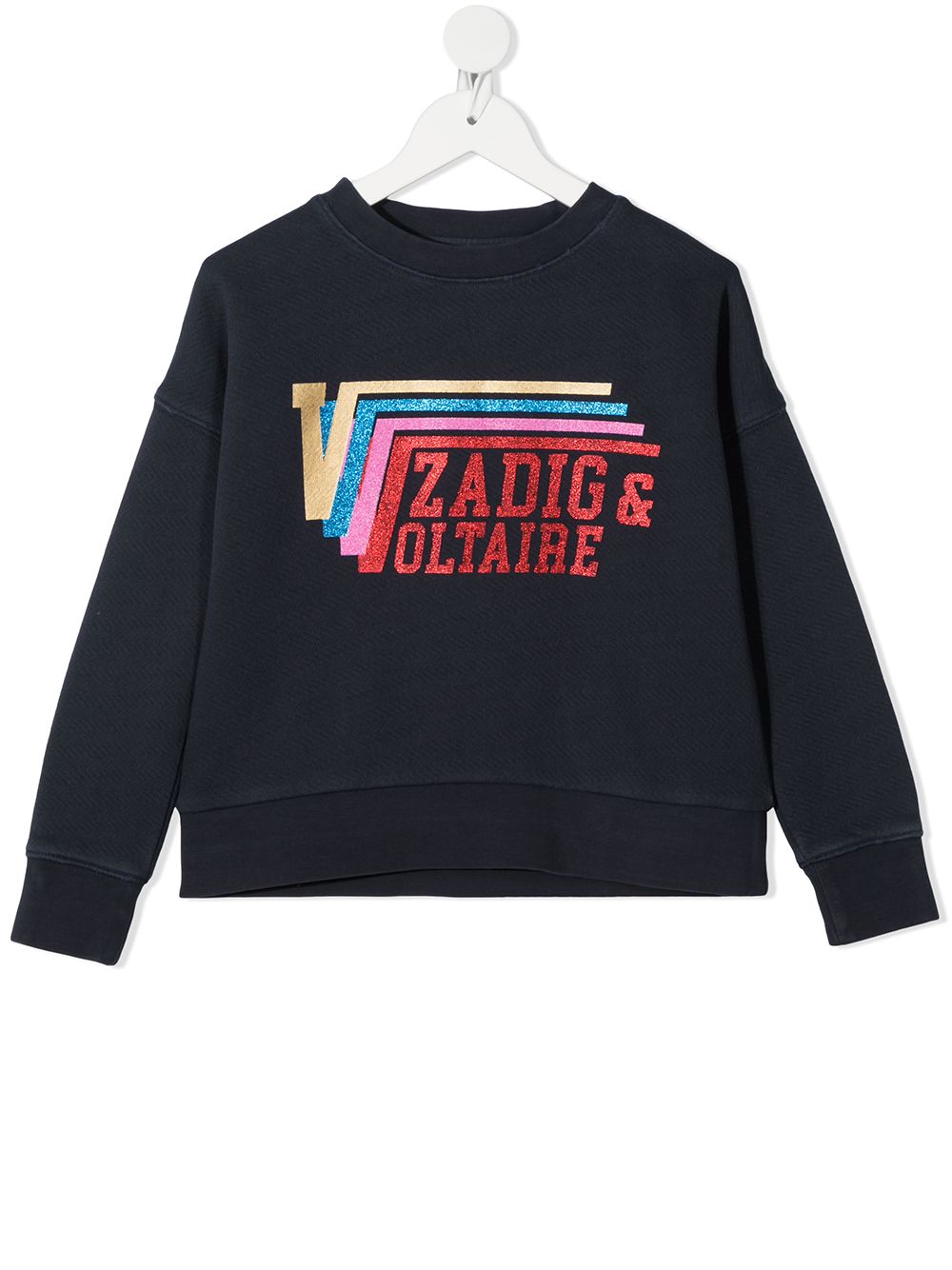 фото Zadig & voltaire kids толстовка с логотипом