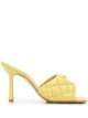 Image 1 of Bottega Veneta padded quilted 100mm sandals