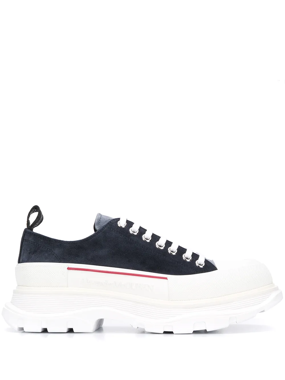 black suede alexander mcqueen trainers