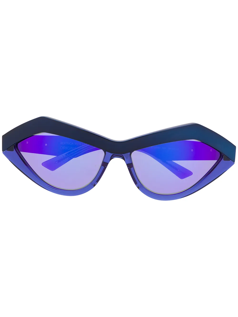 фото Bottega veneta eyewear солнцезащитные очки в оправе 'кошачий глаз'