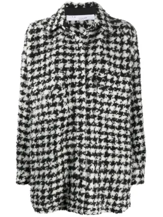 IRO houndstooth-print bouclé jacket 