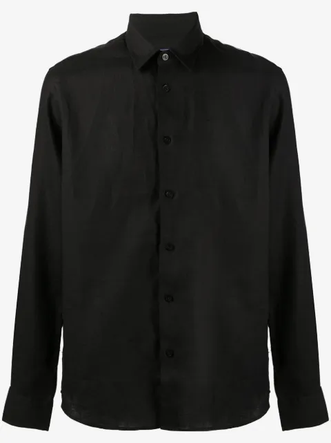 Vilebrequin solid colour linen shirt