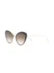الصورة 2 من Alexander McQueen Eyewear نظارة شمسية بإطار عين القطة