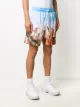 Palm Angels landscape-print logo track shorts
