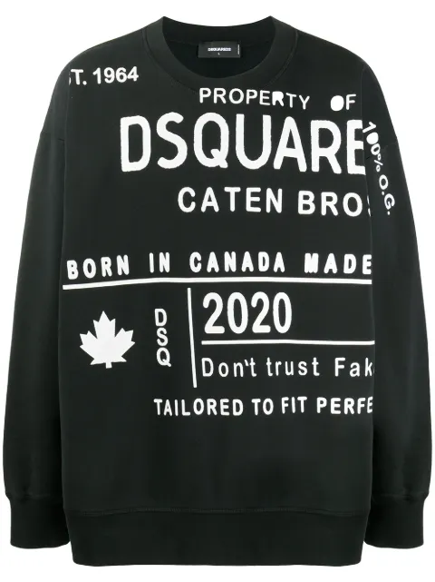 DSQUARED2 printed sweatshirt