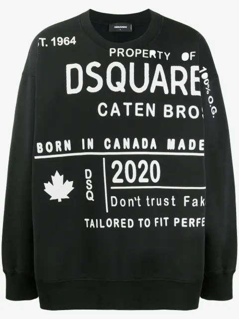 DSQUARED2 printed sweatshirt