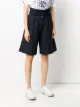 GANNI paperbag waist belted shorts