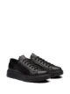 Image 2 of Prada logo embossed low-top sneakers