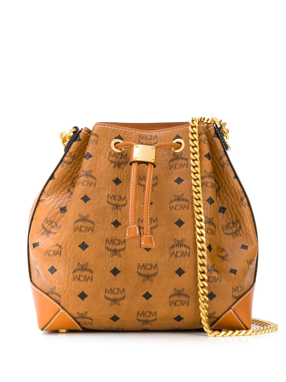 mcm drawstring bag