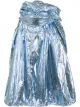 Image 1 of Juun.J gathered metallic skirt