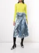Image 2 of Juun.J gathered metallic skirt