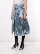 Juun.J gathered metallic skirt