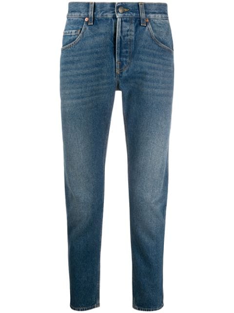 Gucci cropped straight-leg jeans