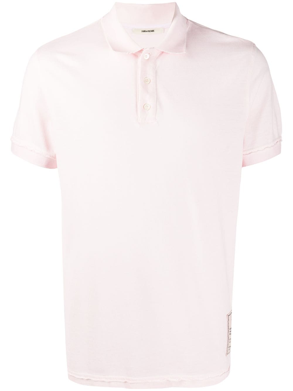 Zadig&Voltaire рубашка поло с короткими рукавами Розовый WJTP1805H 15547586