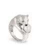 Image 1 of Cartier pre-owned 18kt white gold Panthère pearl ring