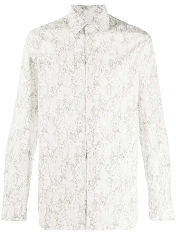 Camisa con estampado de robots Prada por 607€ Compra Camisa con estampado de robots Prada por 607€ Compra