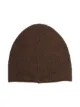 Totême Brown Cashmere Beanie Hat