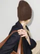 Image 2 of Totême Brown Cashmere Beanie Hat