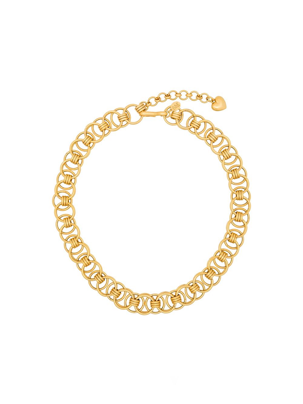 фото Brinker & eliza gold vermeil lovely links chain necklace