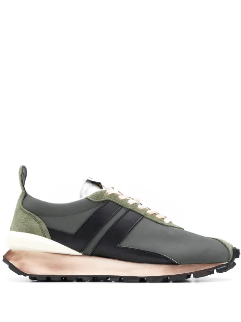 lanvin mesh bumper sneakers