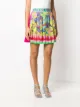 Versace Jeans Couture Paisley Fantasy Print pleated mini skirt
