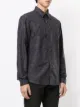 Gieves & Hawkes acid-washed flannel shirt
