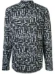 Image 1 of Gieves & Hawkes abstract-print cotton shirt