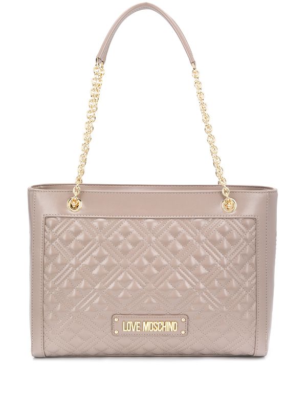 love moschino beige bag