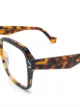 LOEWE tortoiseshell square-frame glasses