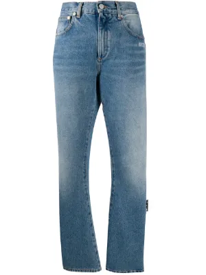 Off-White Straight-Leg Jeans for Women 