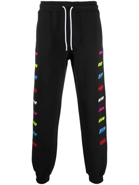 MSGM logo-print performance track pants